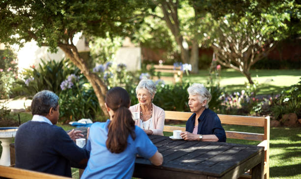 istock Getting a change of scenery with their afternoon tea 648773612