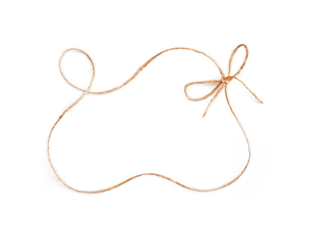 istock rope to the frame on white background and place for text 648774960
