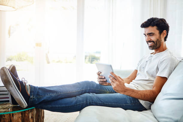 istock All the apps he needs to stay entertained 648781234