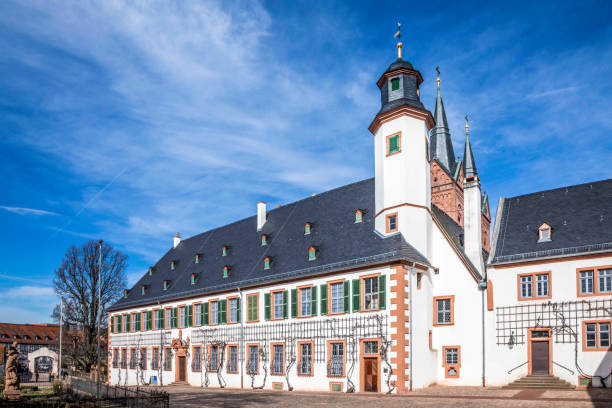 istock famous benedictine cloister in Seligenstadt, Germany 648786838