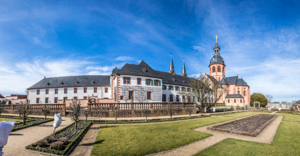 istock famous benedictine cloister in Seligenstadt, Germany 648791456