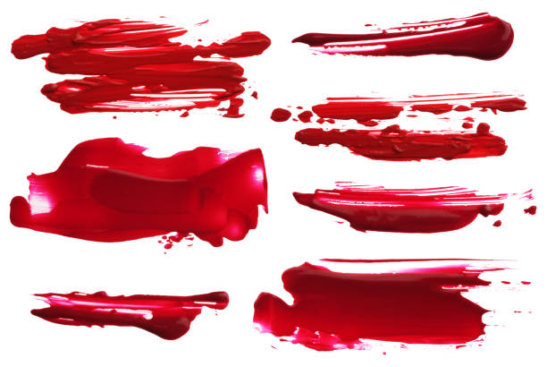 istock collection of abstract acrylic brush strokes blots 648793236