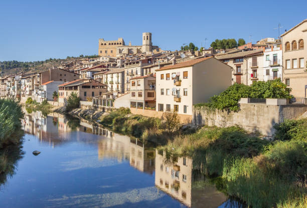 istock Matarranya river and Valderrobres medieval village in Aragon, Spain 648800774