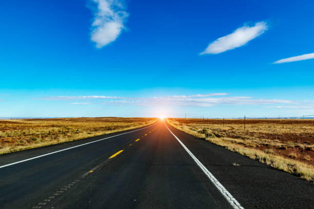 istock Newly built highway in the USA 648803488