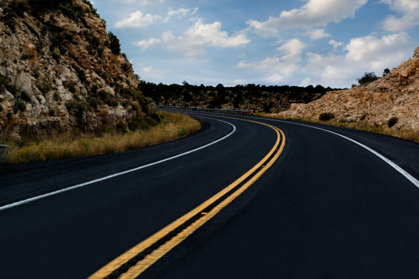 istock Newly built highway in the USA 648803968