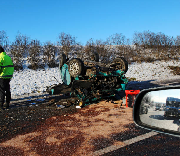 istock car crash accident on the road 648810028