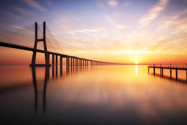 istock Lisbon, Vasco da Gama bridge, Portugal 648812256