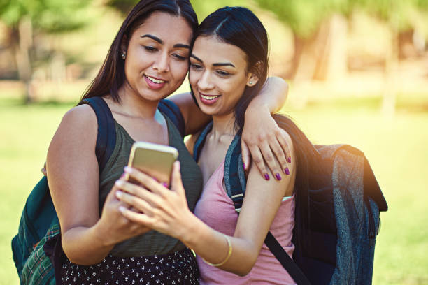 istock There's always time to snap a selfie 648817950