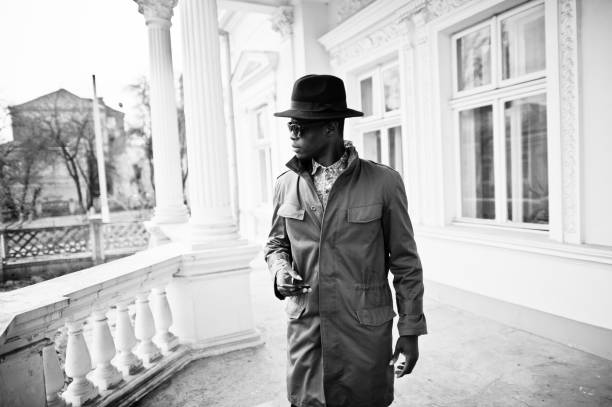 istock Stylish model young black african american man. 648825518