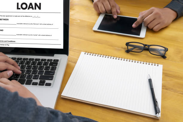istock Business Support  COMMERCIAL LOAN , document and agreement signing 648827724