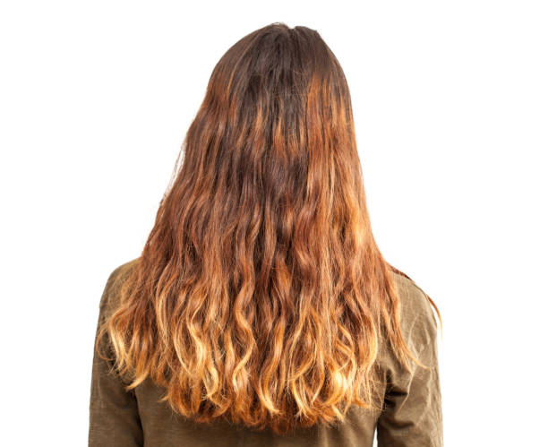 istock Woman wavy hair close up view 648839910