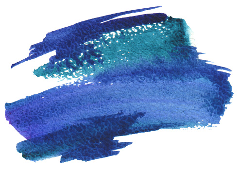 Trazos de pincel Acuarela abstracta pintado de fondo. Papel de la textura. photo
