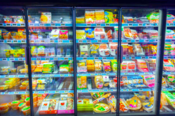 istock Refrigerator in the supermarket 648857380