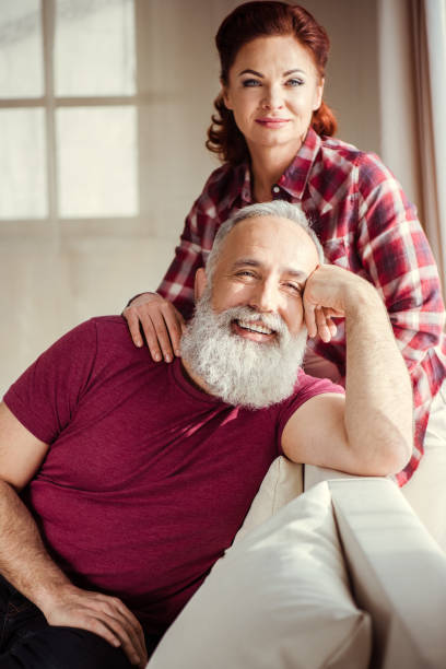 istock Happy mature couple 648857626