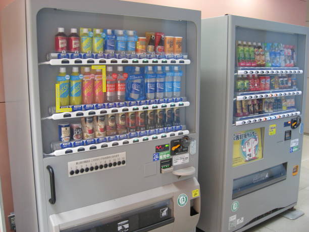 청량 음료 자판기 - vending machine machine soda selling 뉴스 사진 이미지