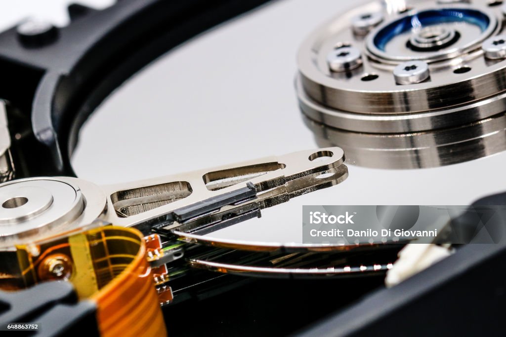 Hard Disk Internal Hard Disk detail Hard Drive Stock Photo