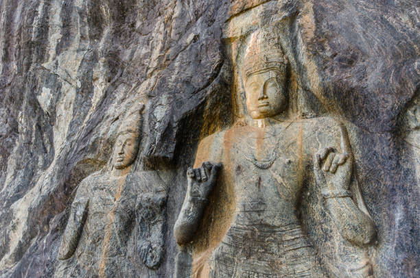 istock Buduruwagala is an ancient buddhist temple complex in Sri Lanka. 648869536