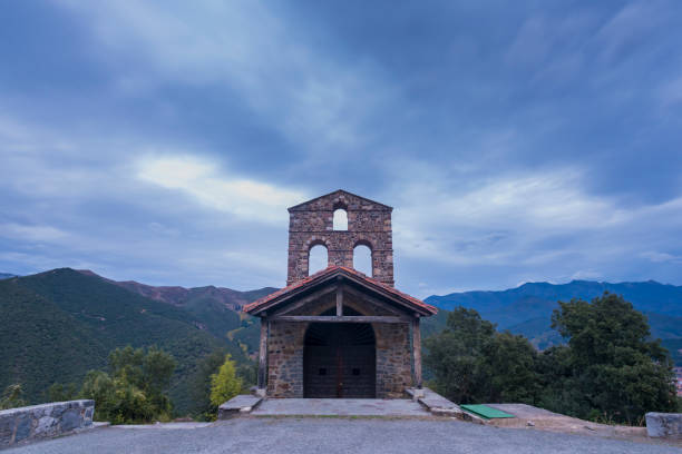 Cangas de Onis Asuncion church in Asturias of Spain