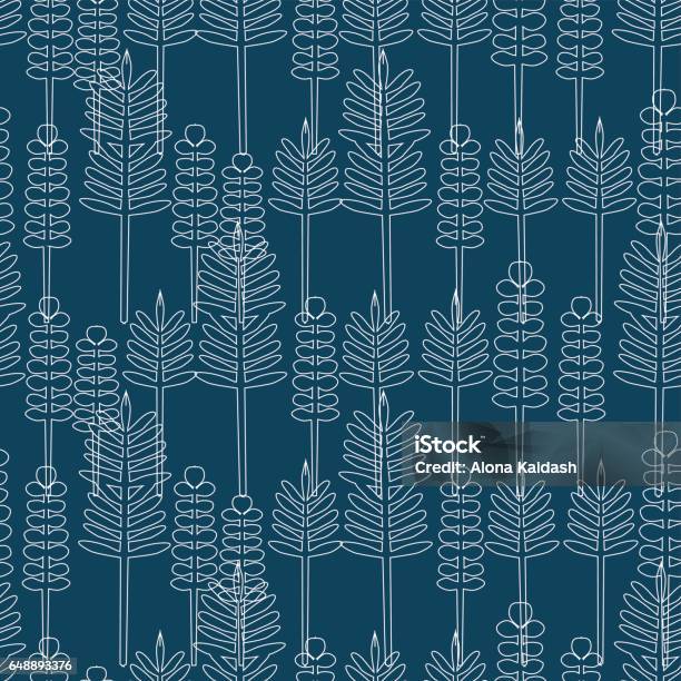 Tree Pattern Stock Illustration - Download Image Now - Art, Backgrounds ...