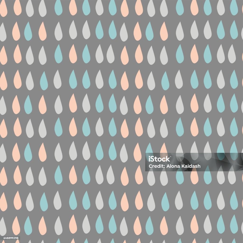 Drops Pattern Stock Illustration - Download Image Now - Backgrounds ...