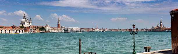 istock Panoramic view of Venice landmarks across the lagoon at day 648979220