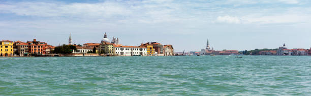 istock Panoramic view of Venice landmarks across the lagoon at day 648979320