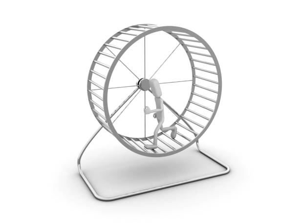 istock The person in a wheel 648979422