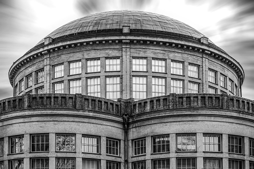 Long exposer. Royal Anatomische Anstalt Munich in Munich was built from 1905 to 1907 as a new anatomical institution according to the plans of the architect Max Littmann.