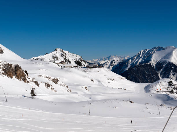 istock Skiing area in the Alps 648997594