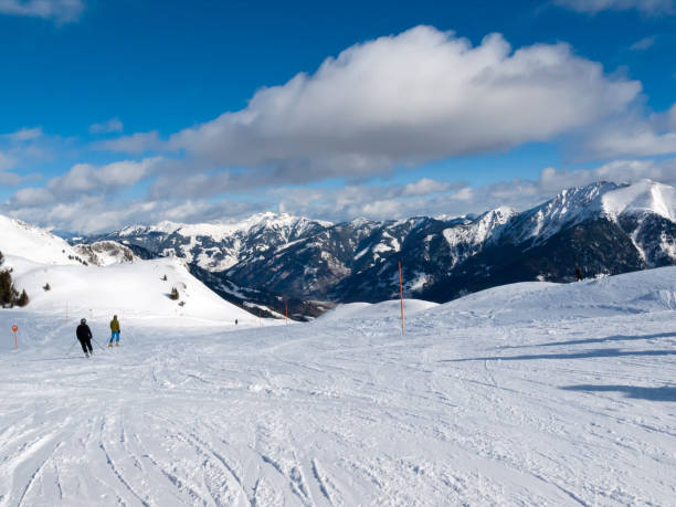 istock Skiing area in the Alps 648997884