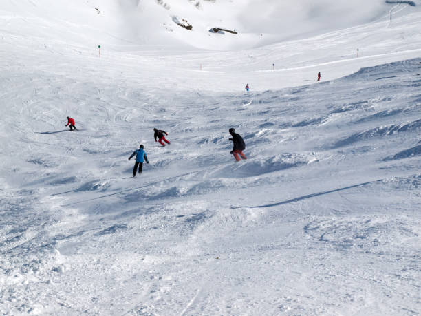 istock Skiing area in the Alps 648999958