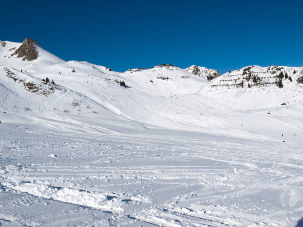 istock Skiing area in the Alps 648999974