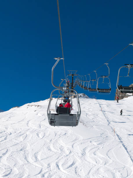 istock Skiing area in the Alps 648999986