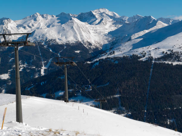 istock Skiing area in the Alps 649000024