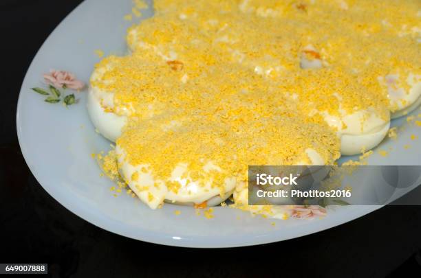 Deviled Eggs Stock Photo - Download Image Now - Animal Egg, Appetizer, Boiled