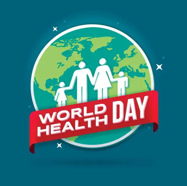 Vector illustration of World Health Day