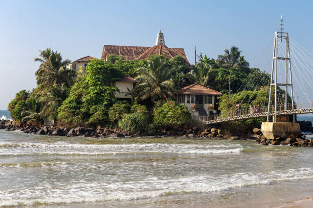 istock Temple on an island in Matara. Sri lanka. 649027476