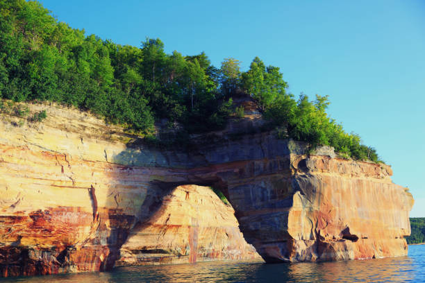 istock Pictured rocks in Upper Peninsula of Michigan 649034020