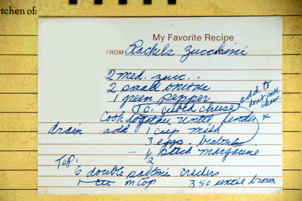 istock My favorite recipes, vintage and hand written 649060942