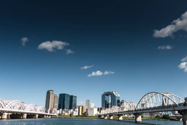 istock osaka skyline on a sunny day 649063498
