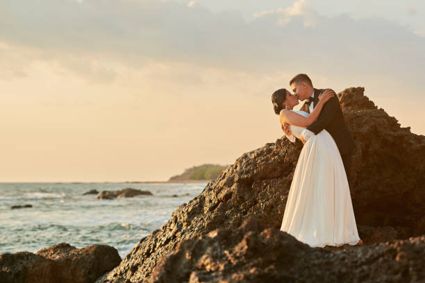 istock Bride and groom in love 649074828