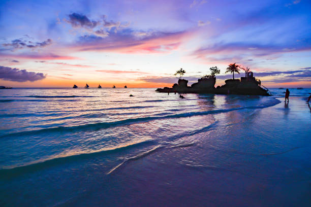 istock Sunset in Boracay Island 649081494