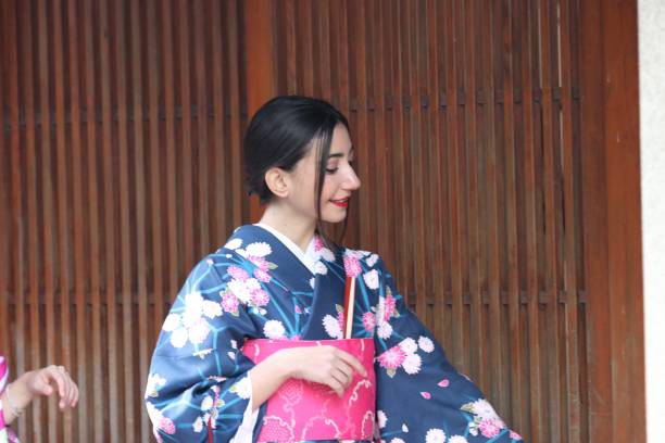 istock Italian girl in Kimono 649090664