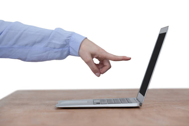 istock Businesswoman using laptop 649091262