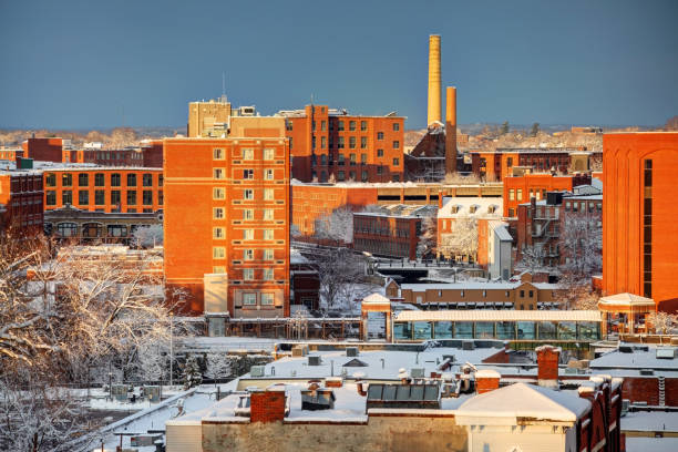 istock Winter in Lowell, Massachusetts 649104510