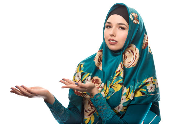 istock Female Wearing Hijab Advertising 649106988