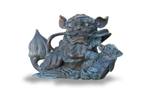 istock Dragon-headed unicorn called qilin or kylin is a mythical hooved chimerical creature known in Chinese and other East Asian cultures isolate on white background 649115630