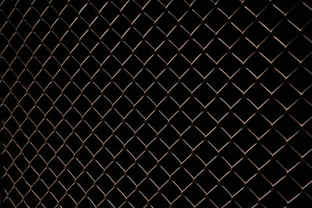 istock Steel fence scene 649118526