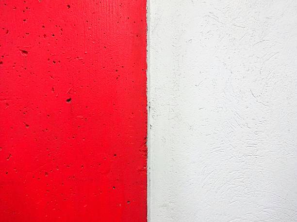 istock Close-Up Of Red And White Wall 649119879