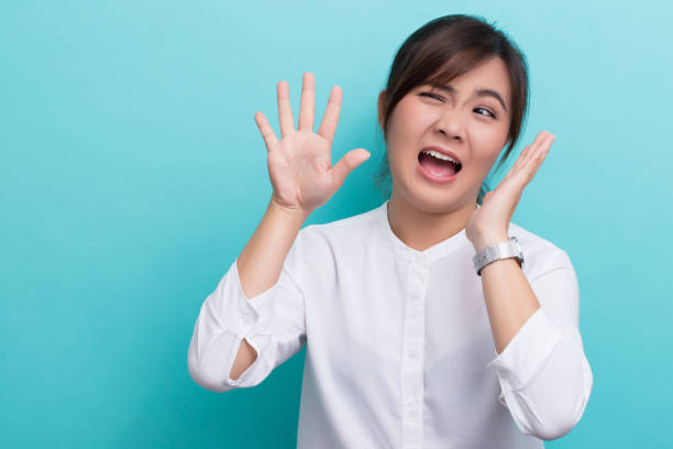 istock Disgusted asian woman 649136668